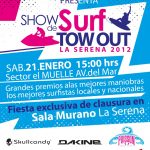 FLYER Y AFICHE SHOW SURF